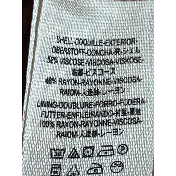 Free People Floral Mini Skirt 10 Brown Boho Western Hippie Indie Folk Preppy 80s - Picture 11 of 12